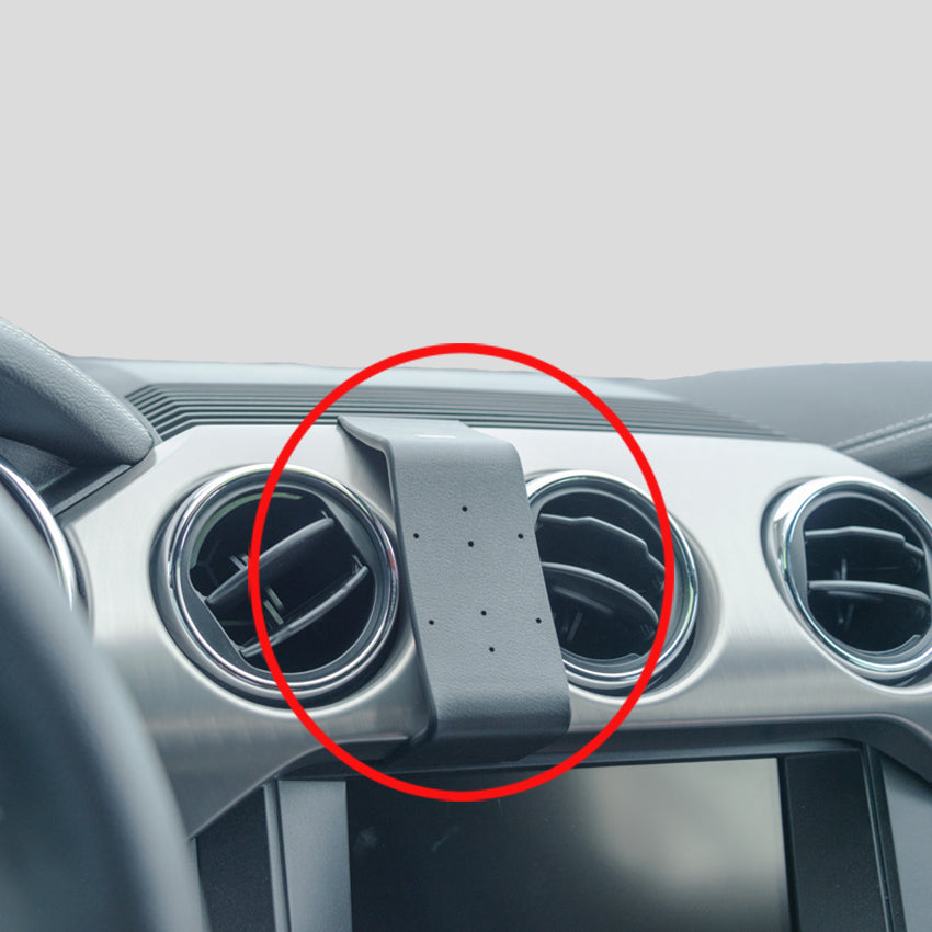 Brodit ProClip 855096 voor Ford Mustang 2015-2023 - productfoto zwarte ABS montagebasis