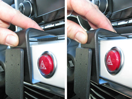 Brodit ProClip 855097 voor Fiat 500 X 2015-2024 - montagepositie op dashboard