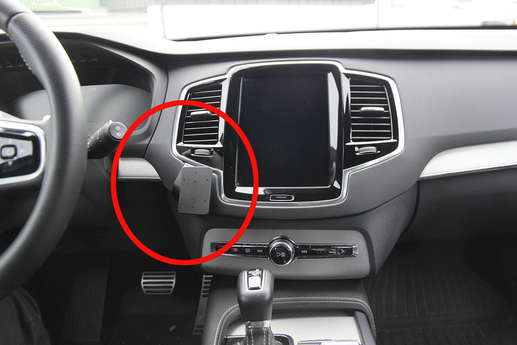 Brodit ProClip 855099 voor Volvo XC90 2015-2024 - productfoto zwarte ABS montagebasis