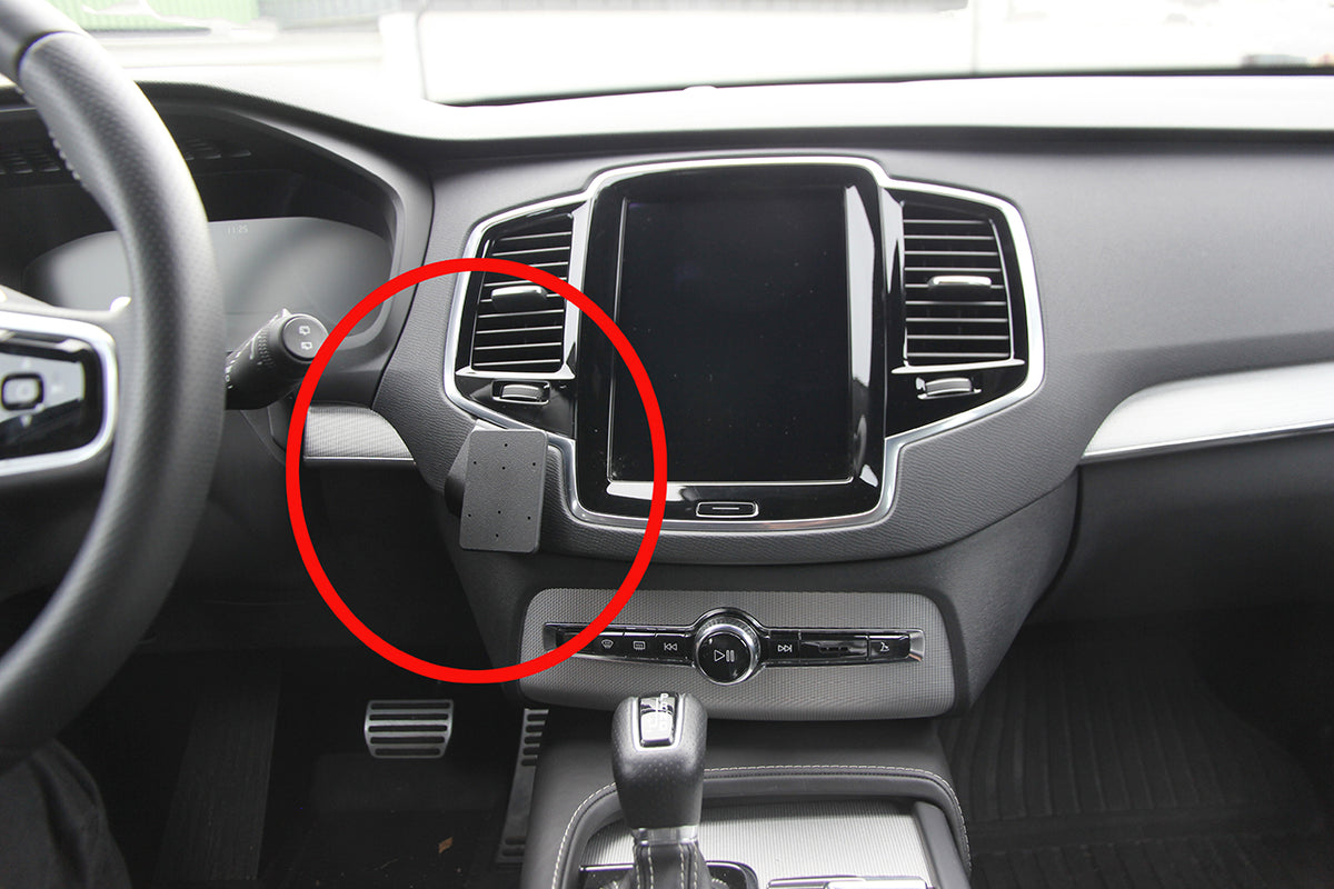 Brodit ProClip 855099 voor Volvo XC90 2015-2024 - productfoto zwarte ABS montagebasis