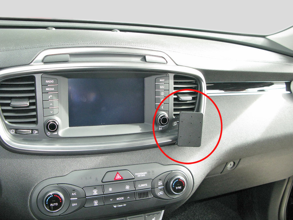 Brodit ProClip 855104 voor Kia Sorento 2015-2020 - productfoto zwarte ABS montagebasis