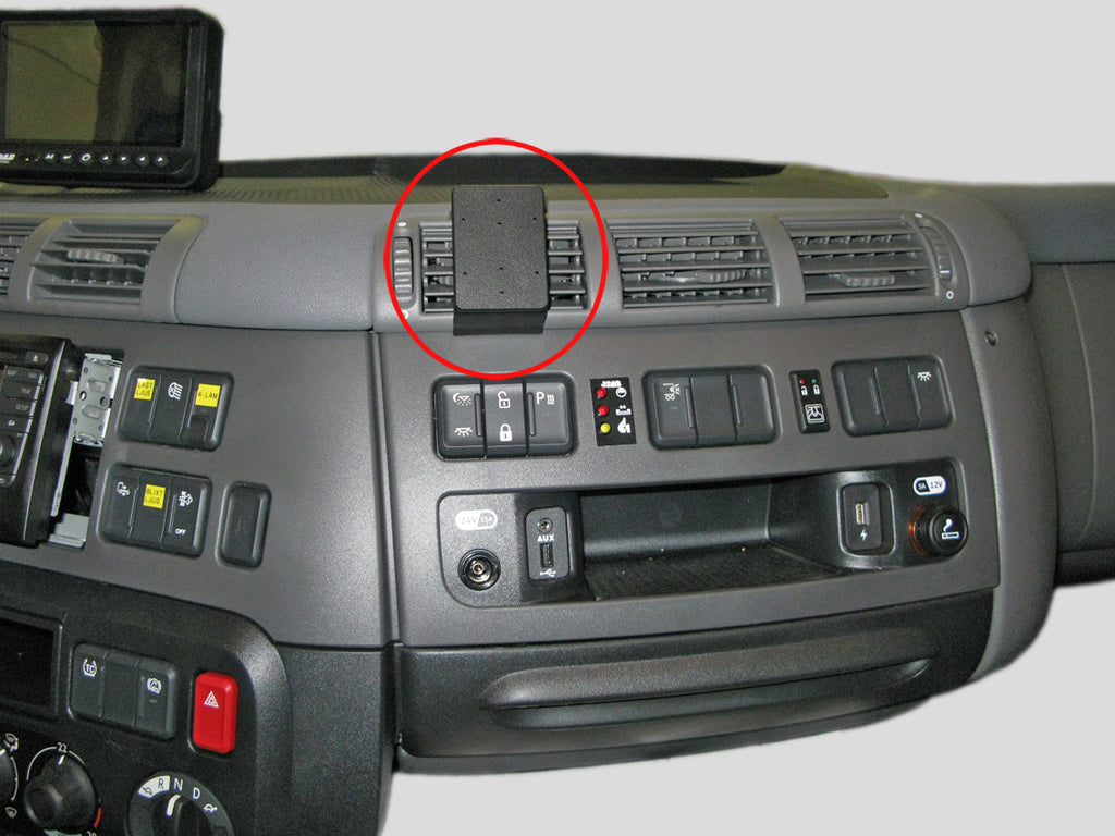 Brodit ProClip 855109 voor Daf CF 2014-2024 en TATRA PHOENIX Euro 6 2014-2024 - productfoto zwarte ABS montagebasis
