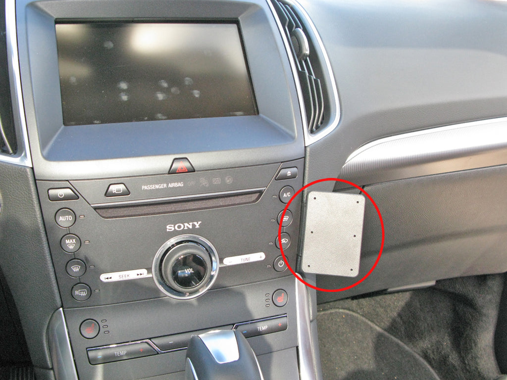 Brodit ProClip 855146 voor Ford S-Max 2016-2022 en Ford Galaxy 2016-2022 - productfoto zwarte ABS montagebasis