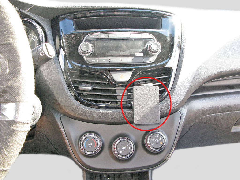 Brodit ProClip 855150 voor Opel Karl 2016-2020 - productfoto zwarte ABS montagebasis