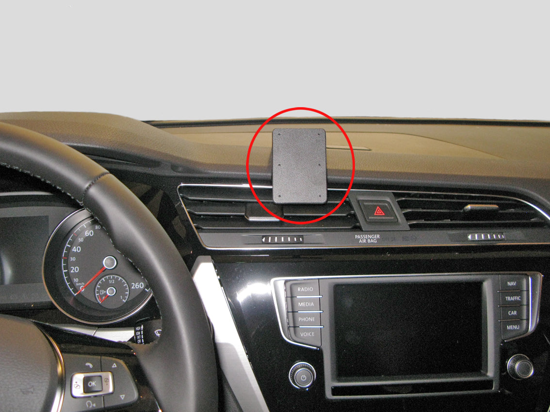 Brodit ProClip 855162 voor Volkswagen Touran 2016-2026 - productfoto zwarte ABS montagebasis
