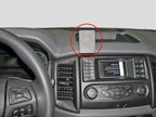 Brodit ProClip 855184 voor Ford Ranger 2016-2022 - productfoto zwarte ABS montagebasis