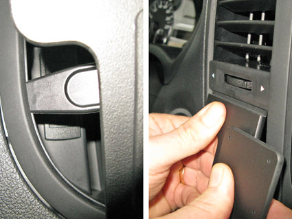 Brodit ProClip 855197 voor Mercedes Benz Vito 2015-2023 - detail van dashboardmontage