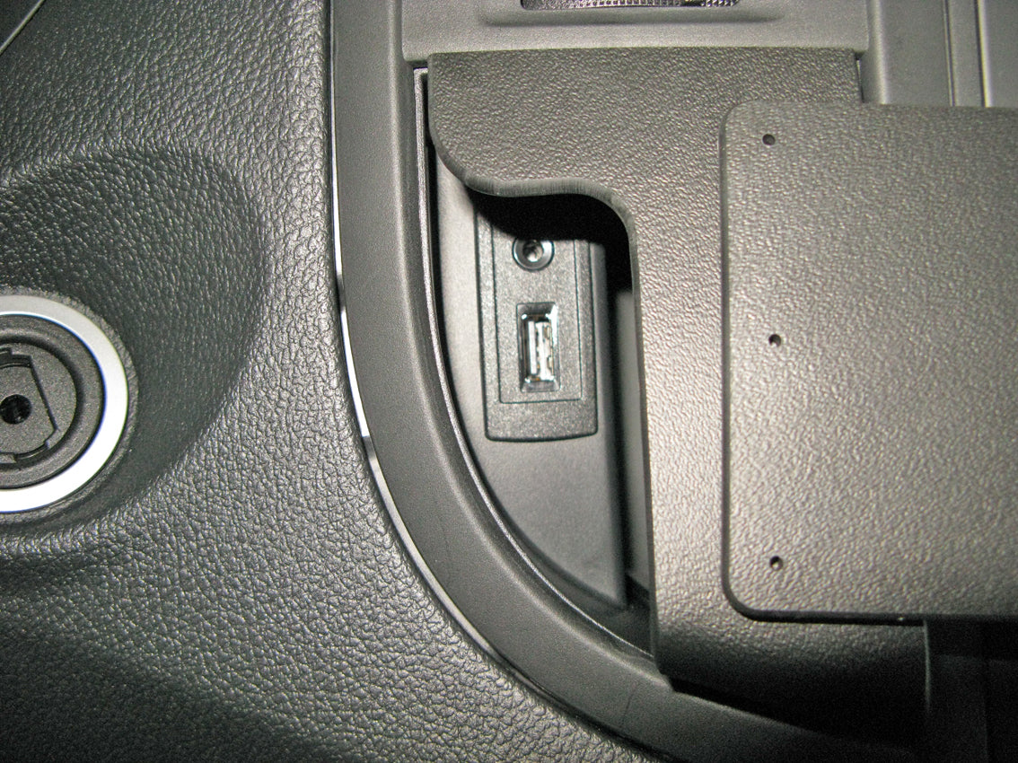 Brodit ProClip 855197 voor Mercedes Benz Vito 2015-2023 - productfoto zwarte ABS montagebasis