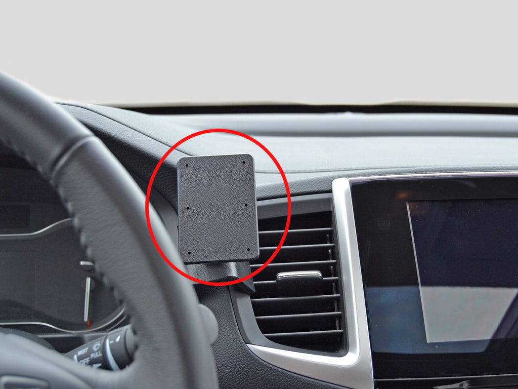 Brodit ProClip 855198 voor Honda Ridgeline 2016-2025, Honda Pilot 2016-2022 en Honda Passport 2019-2025 - productfoto zwarte ABS montagebasis