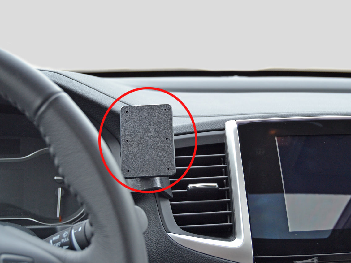 Brodit ProClip 855198 voor Honda Ridgeline 2016-2025, Honda Pilot 2016-2022 en Honda Passport 2019-2025 - productfoto zwarte ABS montagebasis