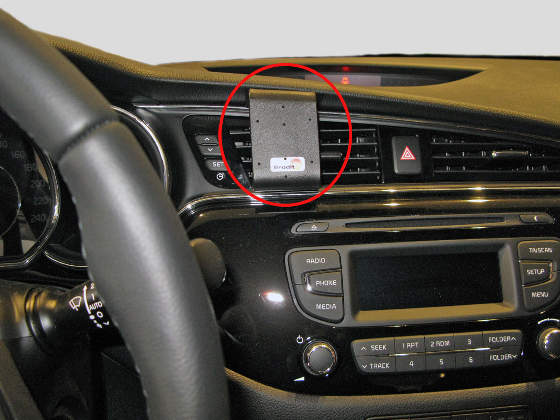 Brodit ProClip 855215 voor Kia Ceed 2016-2018 - productfoto zwarte ABS montagebasis