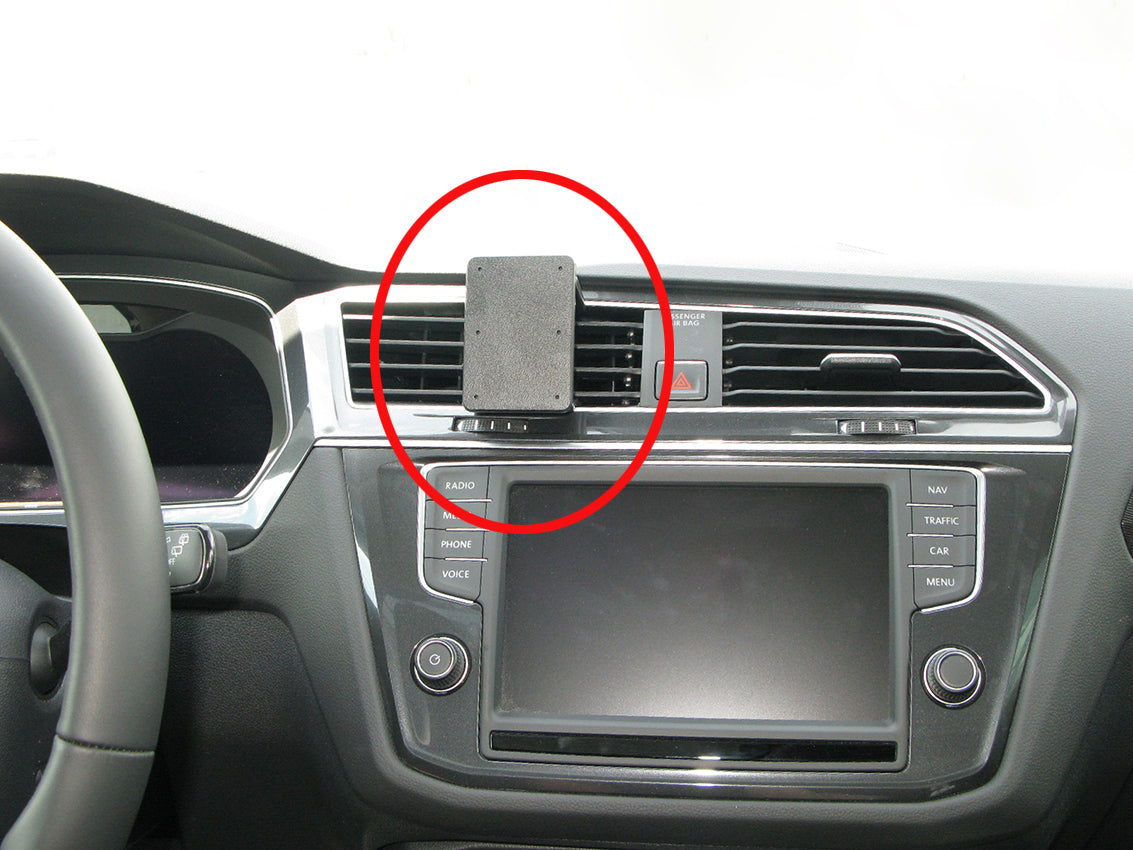 Brodit ProClip 855218 voor Volkswagen Tiguan 2017-2024 - productfoto zwarte ABS montagebasis
