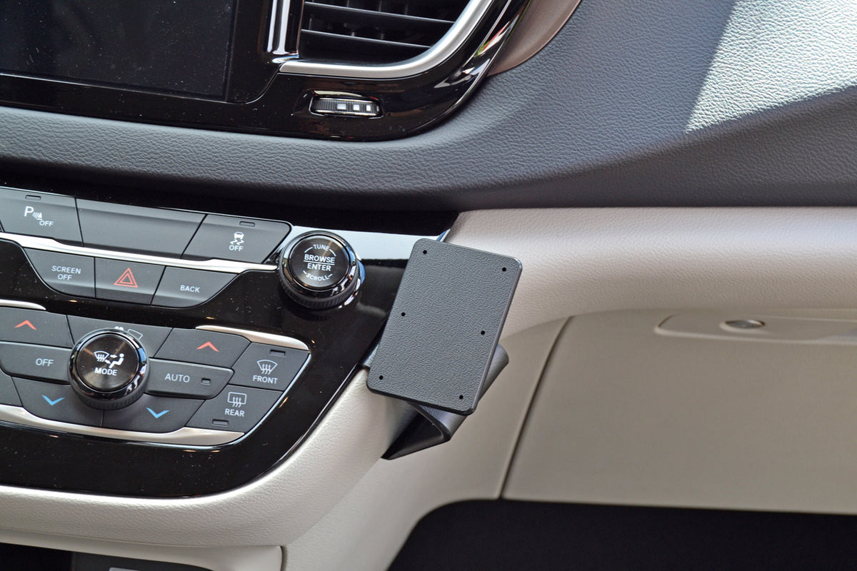 Brodit ProClip 855234 voor Chrysler Voyager 2020-2024 en Chrysler Pacifica 2016-2024 - productfoto zwarte ABS montagebasis