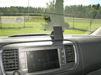 Brodit ProClip 855244 voor Citroen SpaceTourer 2016, Citroen Jumpy 3rd Gen 2016 e.a. - productfoto zwarte ABS montagebasis
