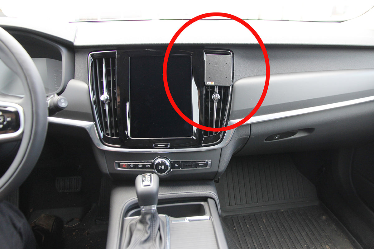 Brodit ProClip 855247 voor Volvo V90 2017-2026 en Volvo S90 2017-2025 - productfoto zwarte ABS montagebasis