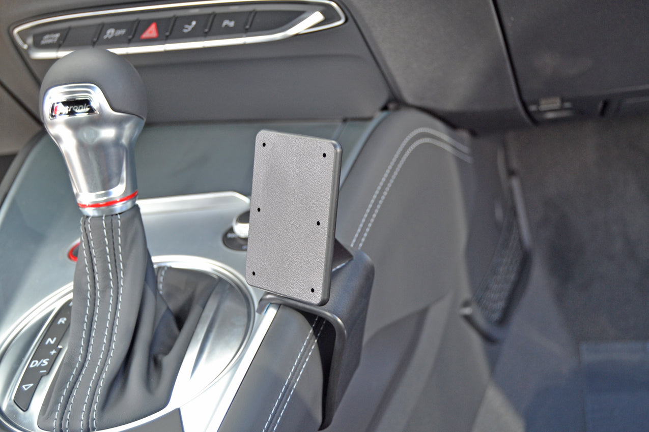 Brodit ProClip 855249 voor Audi TT 2015-2023 - productfoto zwarte ABS montagebasis
