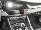 Brodit ProClip 855253 voor Alfa Romeo Giulia 2017-2025 - productfoto zwarte ABS montagebasis
