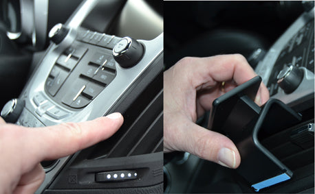 Brodit ProClip 855254 voor Chevrolet Equinox 2017 - montagepositie op dashboard