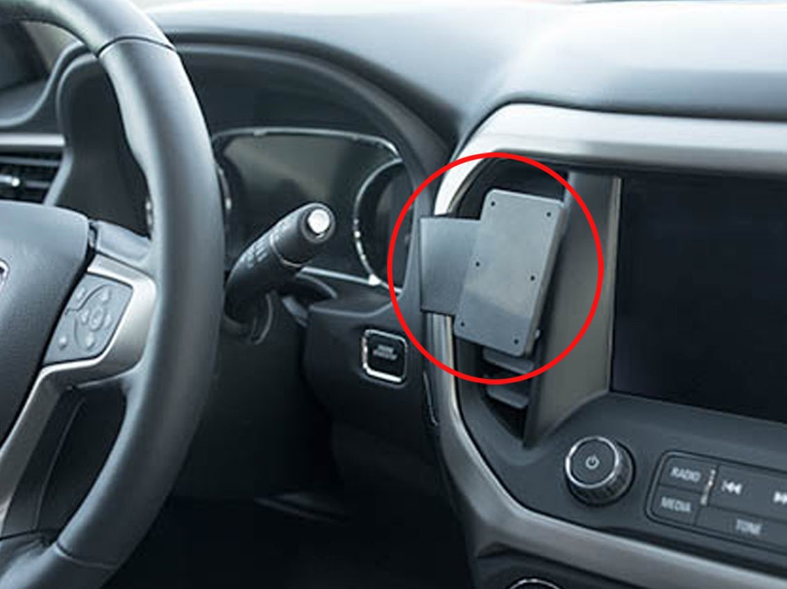 Brodit ProClip 855266 voor GMC Acadia 2017-2023 - productfoto zwarte ABS montagebasis