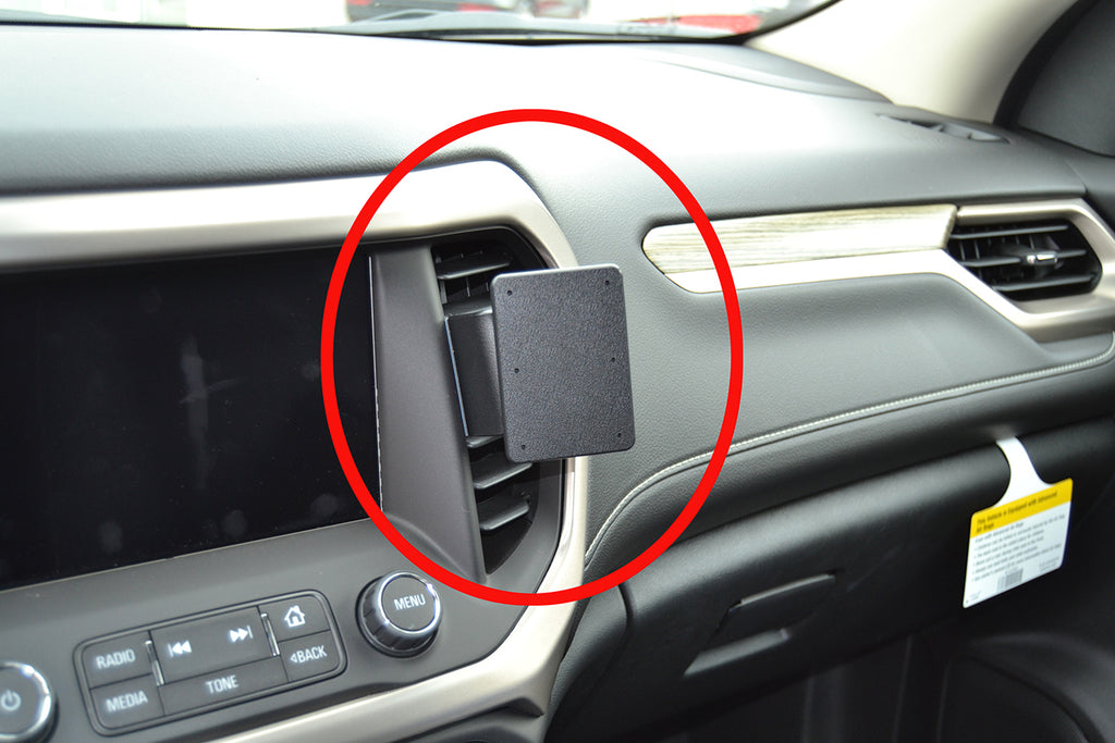 Brodit ProClip 855267 voor GMC Acadia 2017-2023 - productfoto zwarte ABS montagebasis