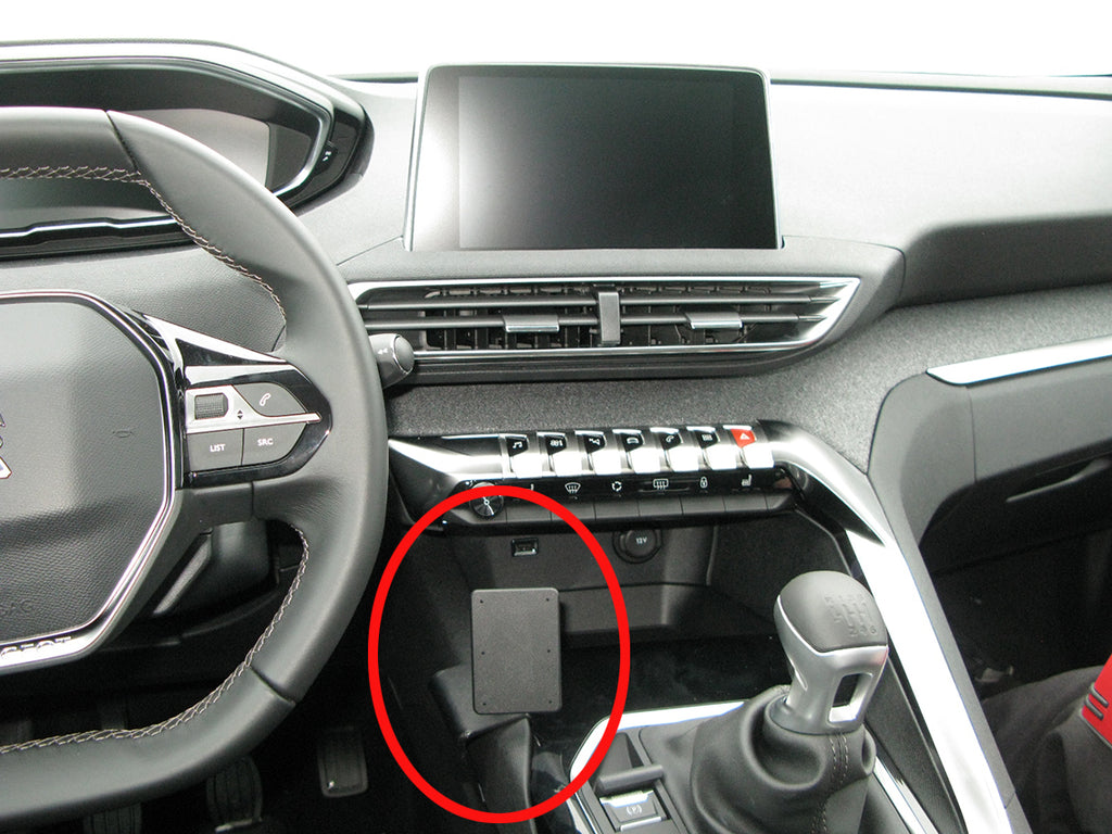 Brodit ProClip 855275 voor Peugeot 5008 SUV 2018 en Peugeot 3008 2017-2018 - productfoto zwarte ABS montagebasis