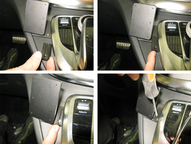 Brodit ProClip 855278 voor Mercedes Benz V-Class 2016-2024 - detail van dashboardmontage