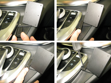 Brodit ProClip 855279 voor Mercedes Benz V-Class 2016-2024 - detail van dashboardmontage