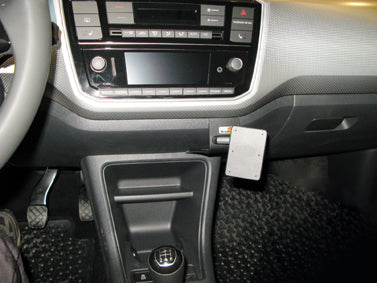 Brodit ProClip 855282 voor Seat Mii 2017-2022, Skoda Citigo 2017-2022 en Volkswagen UP 2017-2022 - installatiepositie
