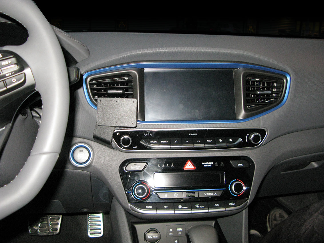 Brodit ProClip 855285 voor Hyundai Ioniq 2017-2019 - productfoto zwarte ABS montagebasis