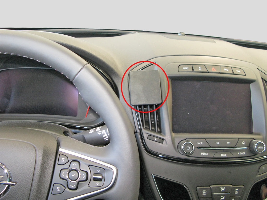 Brodit ProClip 855301 voor Buick Regal 2014-2017 en Opel Insignia A 2014-2017 - productfoto zwarte ABS montagebasis
