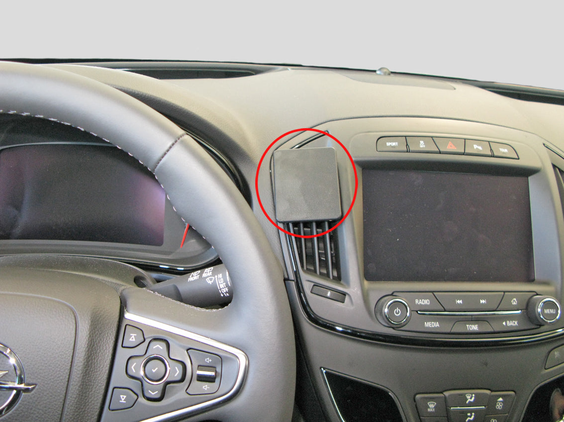 Brodit ProClip 855301 voor Buick Regal 2014-2017 en Opel Insignia A 2014-2017 - productfoto zwarte ABS montagebasis