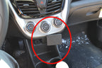 Brodit ProClip 855319 voor Chevrolet Spark 2016-2022 - productfoto zwarte ABS montagebasis
