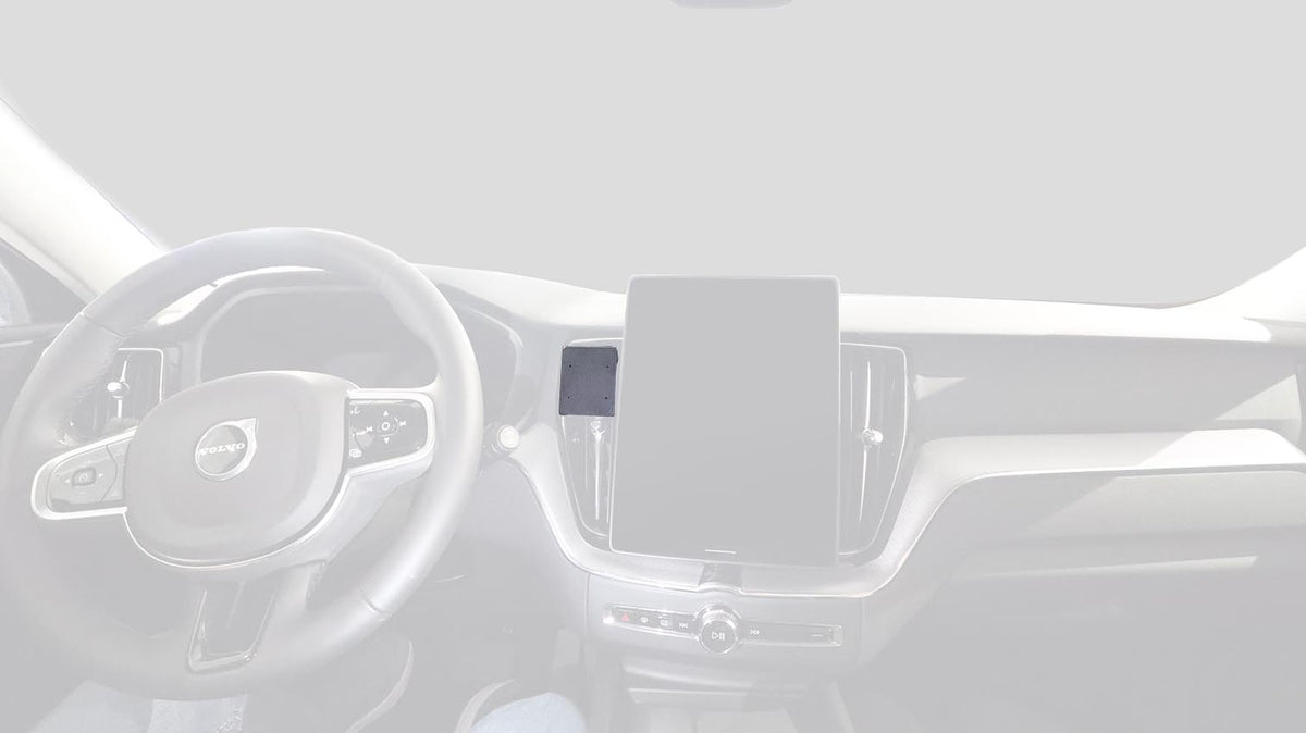 Brodit ProClip 855326 voor Volvo XC60 2018-2026, Volvo V60 2019-2026 en Volvo S60 2019-2025 - productfoto zwarte ABS montagebasis