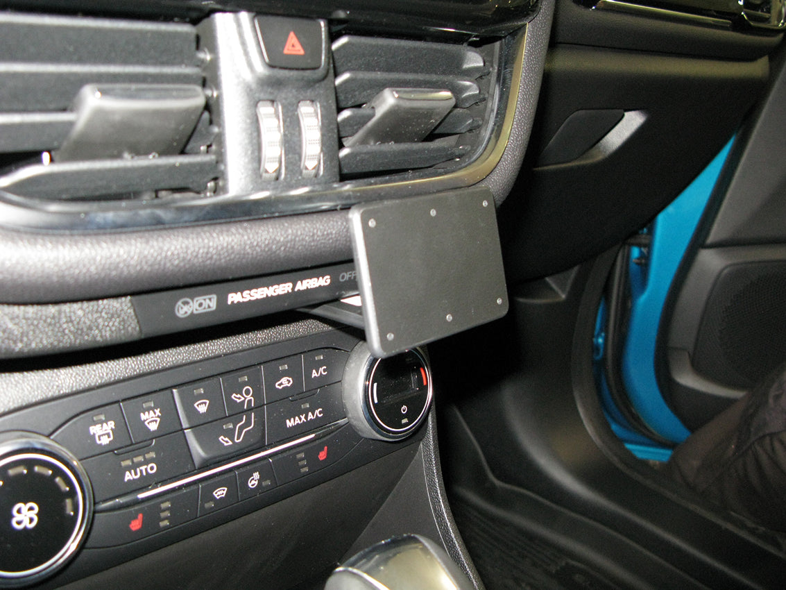 Brodit ProClip 855327 voor Ford Fiesta 2018-2023 - productfoto zwarte ABS montagebasis