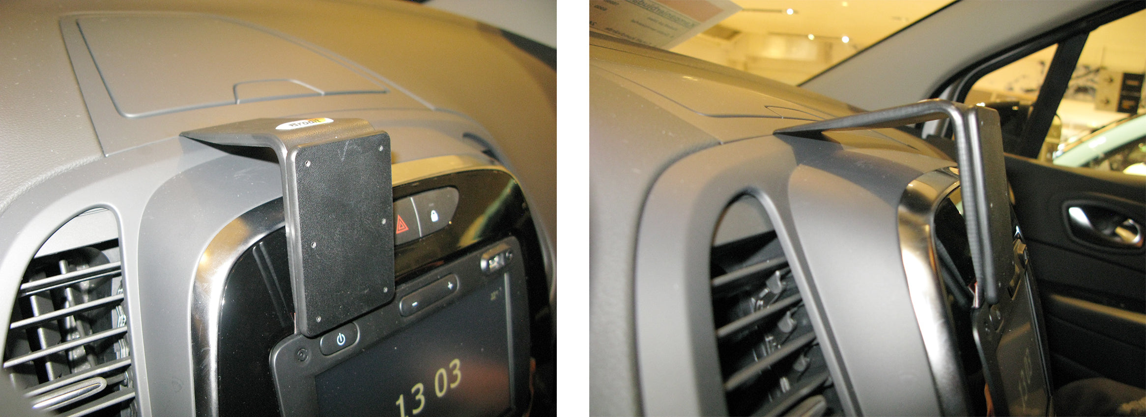 Brodit ProClip 855340 voor Renault Captur 2018-2019 - productfoto zwarte ABS montagebasis