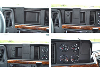 Brodit ProClip 855345 voor International RH-series 2018-2026, International LT-series 2018-2024 en International Lonestar 2018-2024 - detail van dashboardmontage