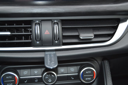 Brodit ProClip 855349 voor Alfa Romeo Stelvio 2016-2025 - montagepositie op dashboard