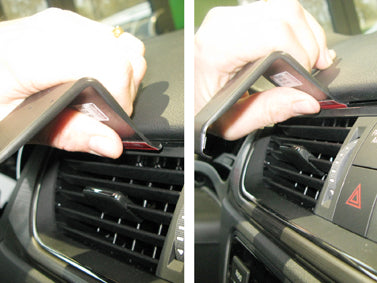 Brodit ProClip 855356 voor Skoda Rapid 2018-2019 - montagepositie op dashboard