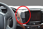 Brodit ProClip 855361 voor Chevrolet Traverse 2018-2023 - productfoto zwarte ABS montagebasis