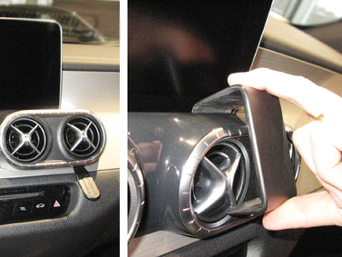 Brodit ProClip 855368 voor Mercedes Benz X-Class 2018-2021 - montagepositie op dashboard