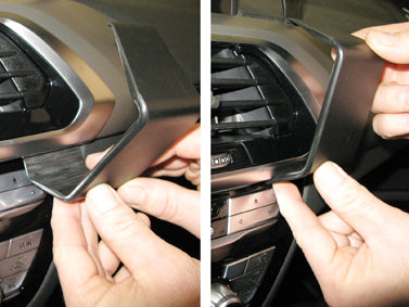 Brodit ProClip 855369 voor BMW X4 2019-2021 en BMW X3 2018-2021 - ProClip geplaatst in het voertuig