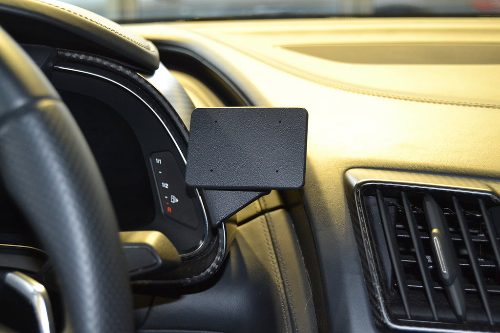 Brodit ProClip 855388 voor Audi R8 2017-2024 - productfoto zwarte ABS montagebasis