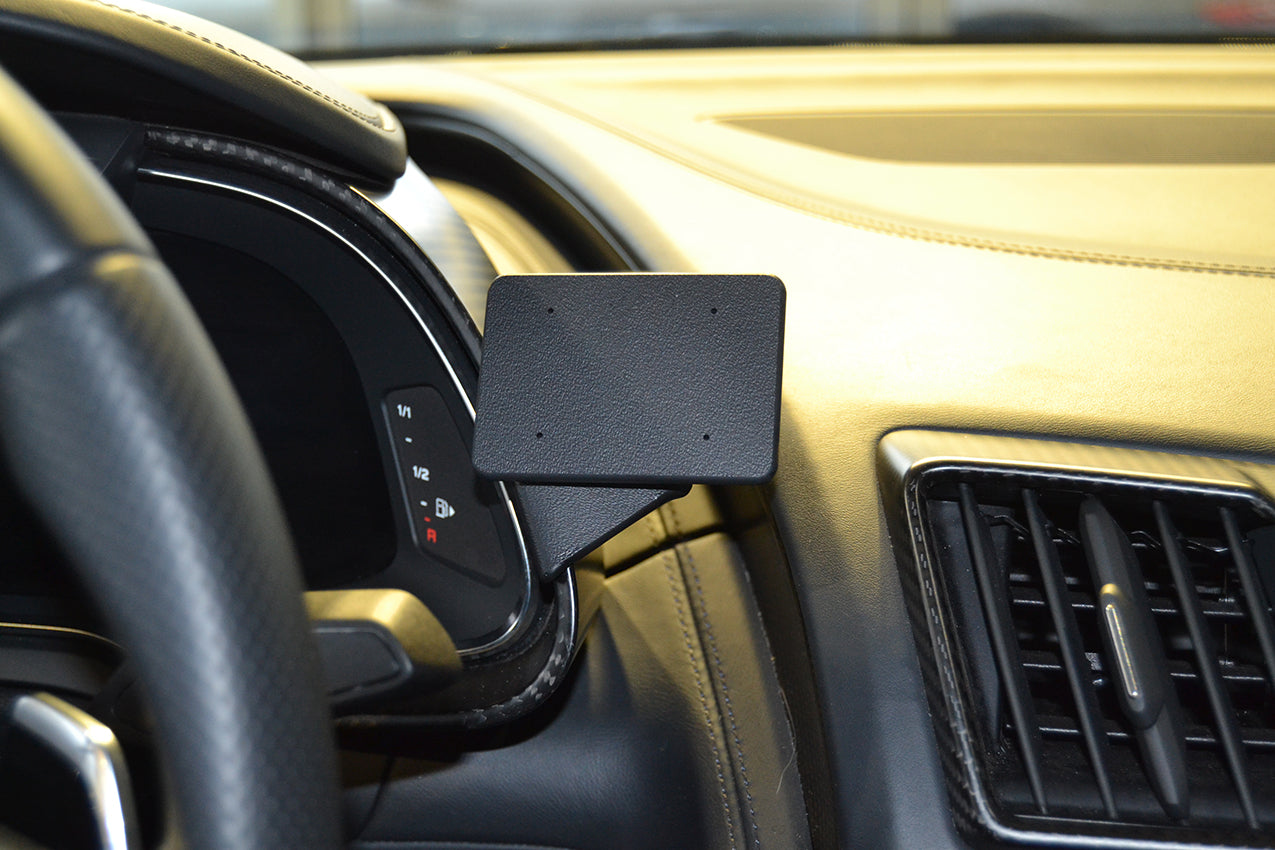 Brodit ProClip 855388 voor Audi R8 2017-2024 - productfoto zwarte ABS montagebasis