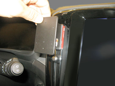 Brodit ProClip 855393 voor Volvo XC40 2018-2026, Volvo EX40 2025-2026 e.a. - montagepositie op dashboard