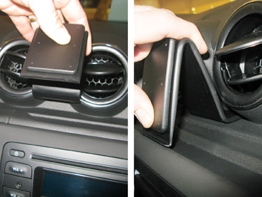 Brodit ProClip 855395 voor Dacia Duster 2018-2022 - montagepositie op dashboard