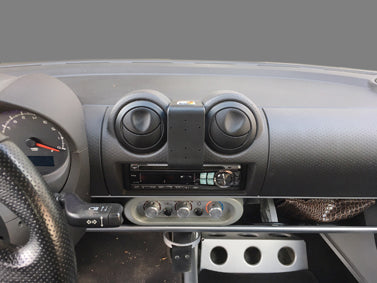 Brodit ProClip 855407 voor Lotus Exige 2012-2021 en Lotus Elise 2012-2021 - installatiepositie