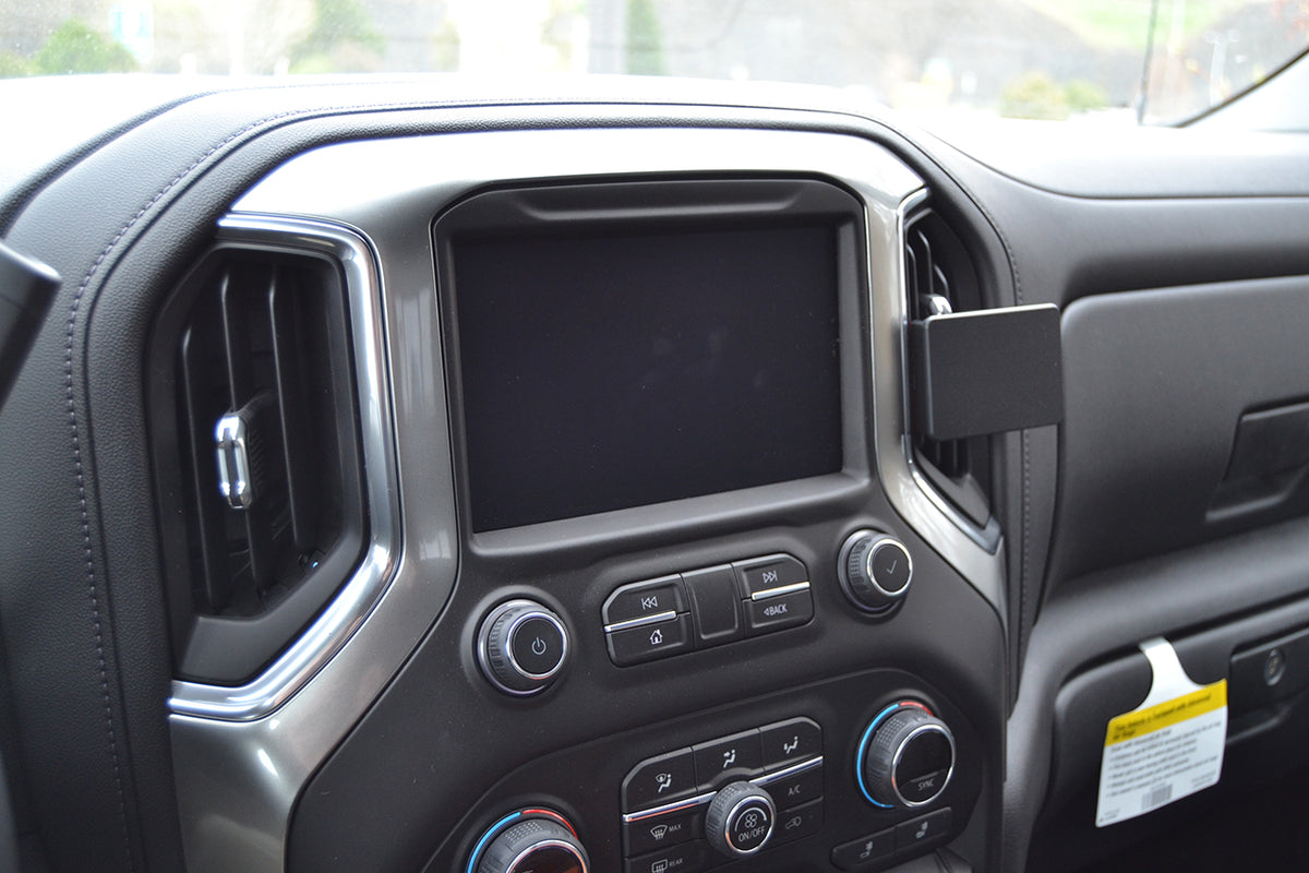 Brodit ProClip 855456 voor Chevrolet Silverado 2019-2024 - productfoto zwarte ABS montagebasis