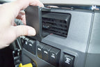 Brodit ProClip 855460 voor Peterbilt Model 579 2012-2018 - montagepositie op dashboard