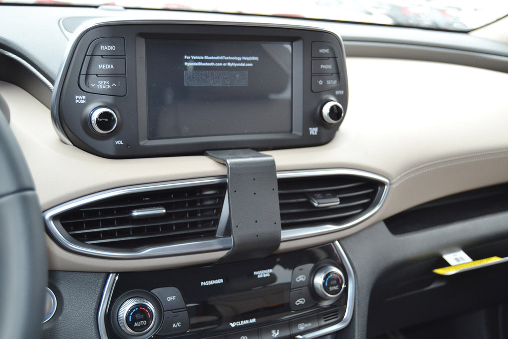 Brodit ProClip 855468 voor Hyundai Santa Fe 2019-2021 - productfoto zwarte ABS montagebasis