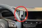 Brodit ProClip 855482 voor Audi A1 2019-2025 - productfoto zwarte ABS montagebasis